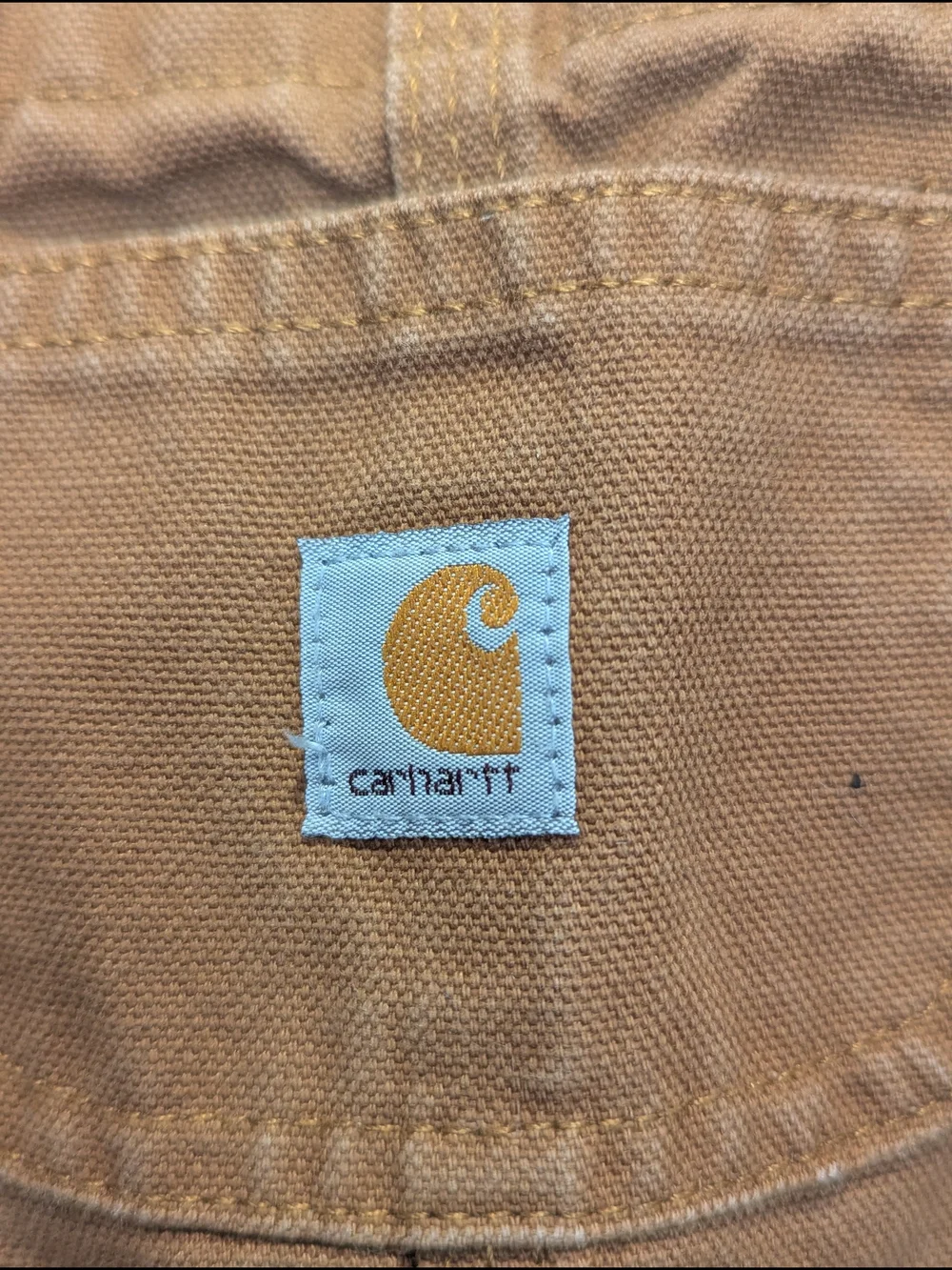 Carhartt Kids 24 Months Classic Double Knee Overalls Brown Canvas Farm Outdoors
